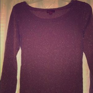 Lilac Sparkle Sweater Tunic